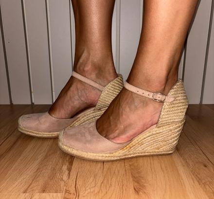 Pudrove sandále h&m 37, h&m,37