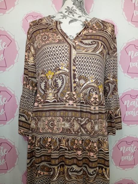 Elastické šaty bez zapínania, 42