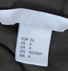 Letné olivovozelené šaty, h&m,36