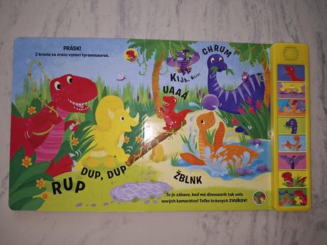 Zvuková kniha dinosaury, 