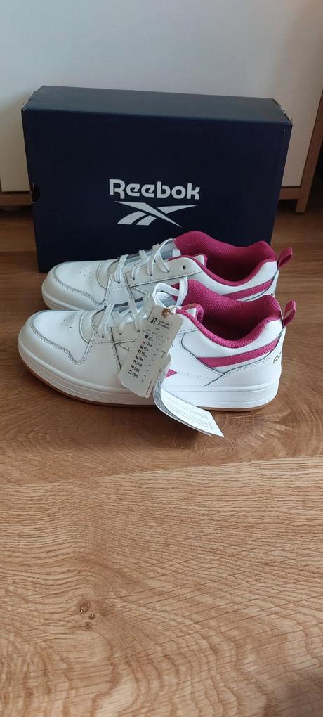 Dámske kožené tenisky reebok, reebok,37