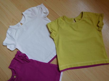 M-tričká pre dievčatko-3/6mesiacov,bavlnené, 68