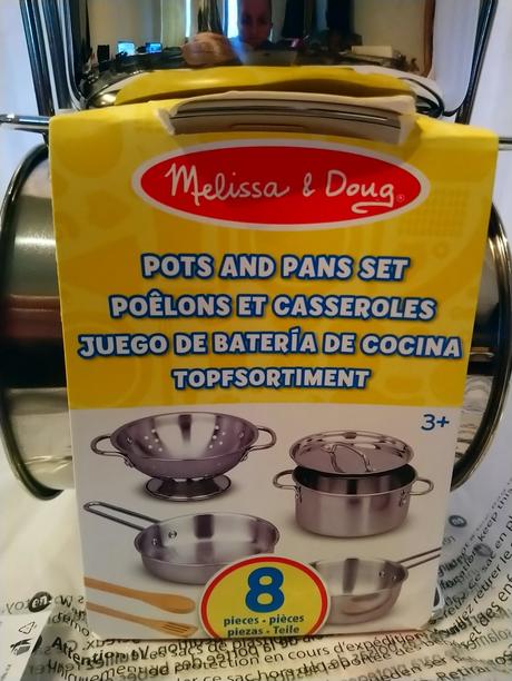 Set kuchyňského riadu hrnce, 8 ks melissa & doug,