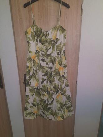 Midi letné šaty, h&m,l