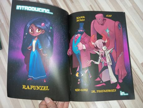 Martin powell - rapunzel vs frankenstein komix,