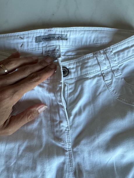 Pennyback luxusne biele jeansy xs, xs