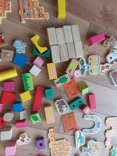 Drevená stavebnica,