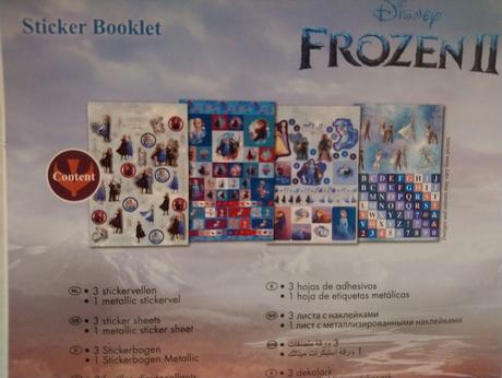 Ľadové kráľovstvo ii samolepkový blok a5, totum,