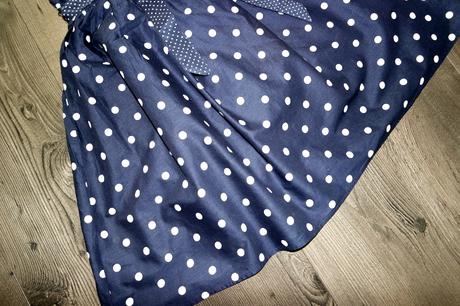 H&m bodkované šaty, v. 128/7-8y, h&m,128