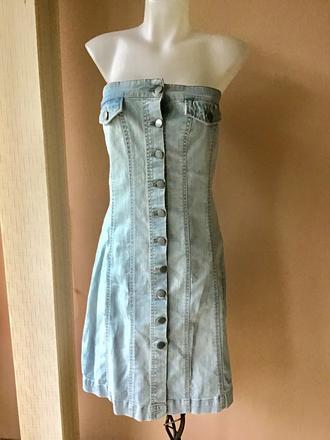 Riflové šaty /o, vero moda,m