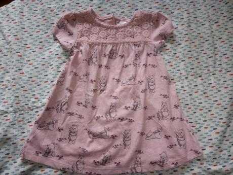 Šatočky s mackom pú a prasiatkom, disney,80