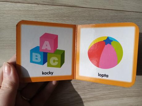 Leporelová šestica detských kníh-oblečenie,nápoje.,