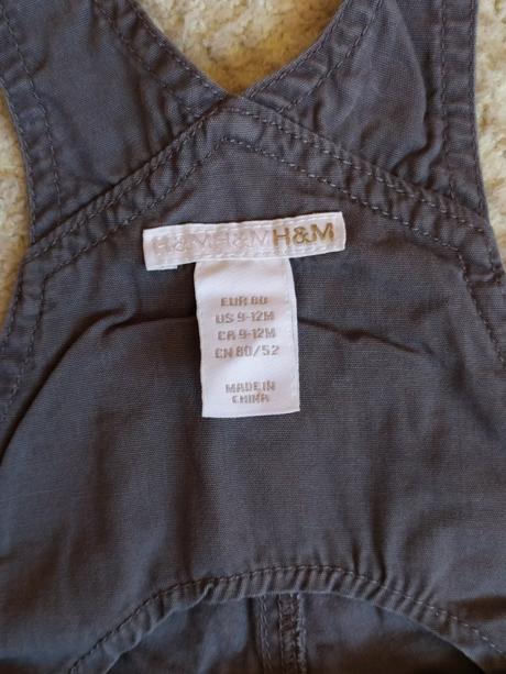 Nohavice na traky h&m veľ. 74/80, h&m,74