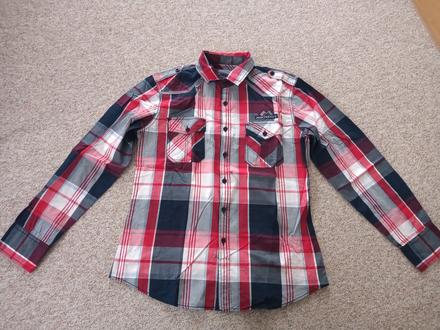 Kockovaná pánska košeľa, m