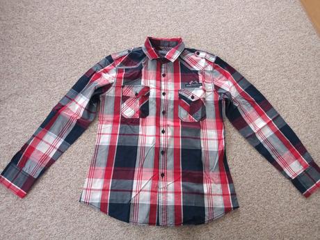 Kockovaná pánska košeľa, m