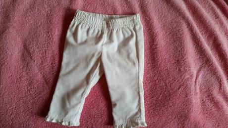 Menčestrové nohavice s volánikom, benetton,68