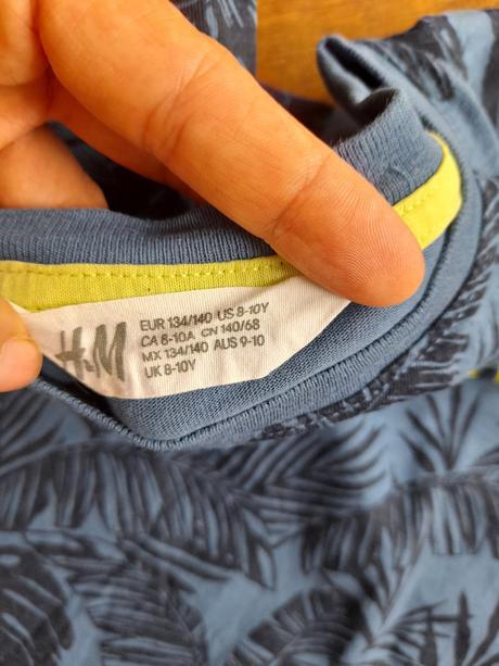 Tričko s palmami, h&m,134