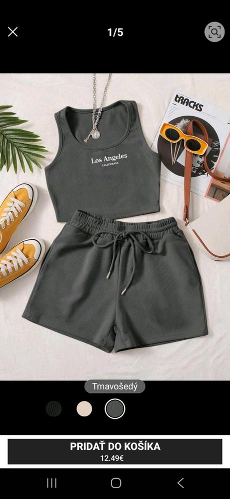 Set kraťasy top, s