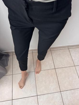Čierne nohavice, h&m,m