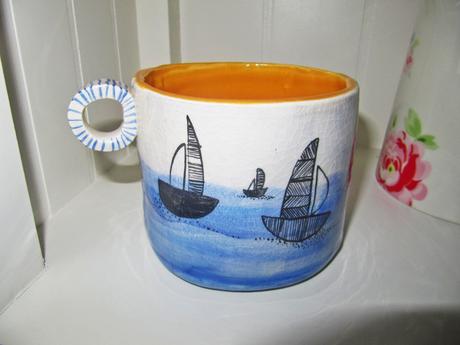 Hrnček - loďky, 