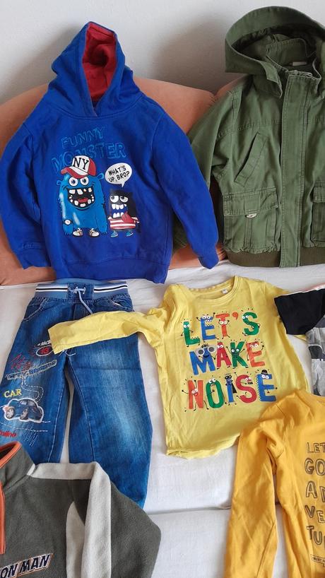 Balík oblečenia chlapec 110, 104–116