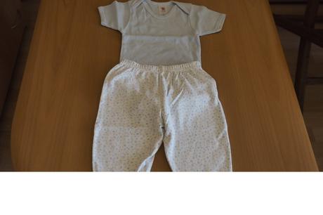 Dojčenské body s krátkym rukávom s nohavicami, baby club,68