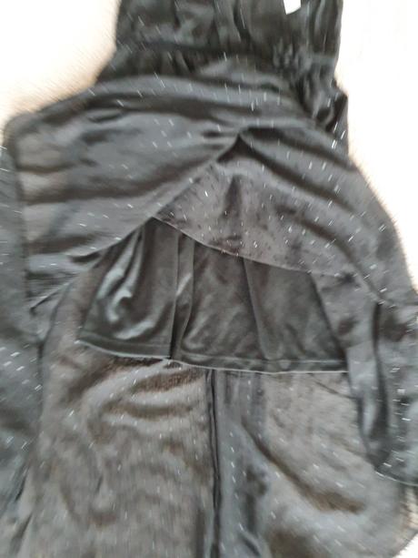 Čierne slávnostné šaty lindex 152, lindex,152