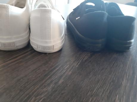 Tenisky big star-biele a čierne, 35