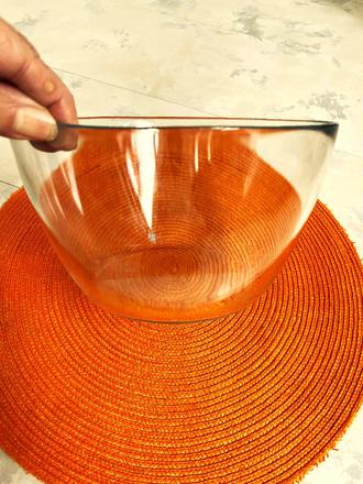 Nerozbitná misa z duritového skla,