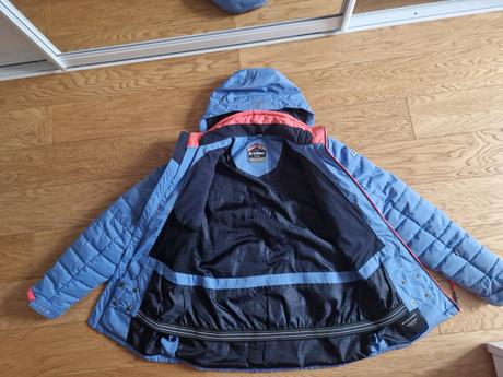 Dievčenská lyžiarska vetrovka značky kiltec, xs