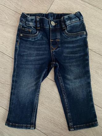 Denim tmavomodré rifle od 6 mesiaocv, denim,74