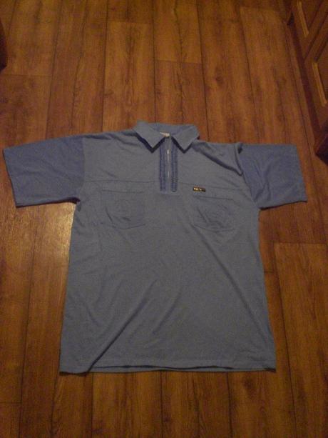 Bledomodré bavlnené pánske tričko xxl, xxl