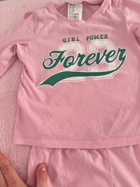 Pyzamko s nápisom, h&m,98