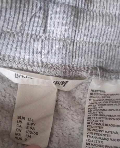 Dievčenské tepláky h&m, h&m,134