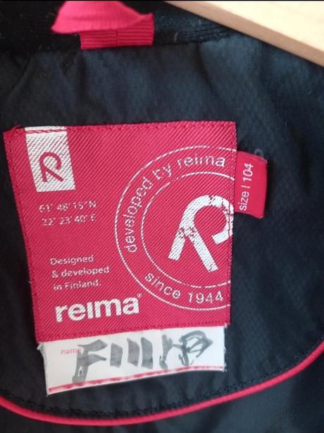 Páperová bunda reima 104/110, reima,104