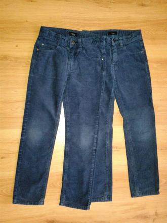 2 x menčestrové nohavice tchibo kids, tcm,134