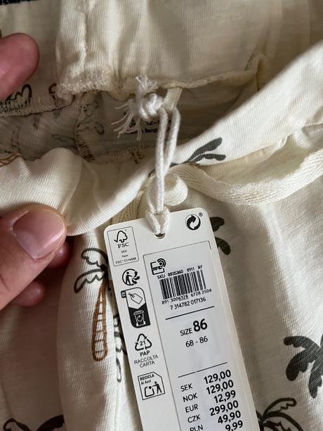 Lindex ľahké letne nohavice, lindex,86