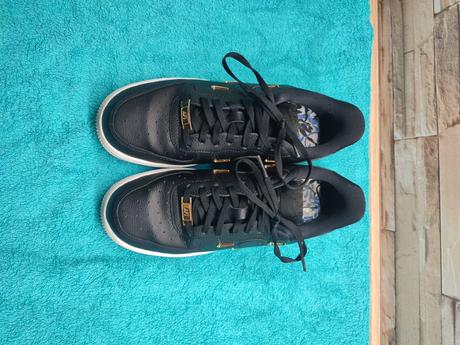 Nike air force 1 38 - dámske kožené čierne tenisky, nike,38