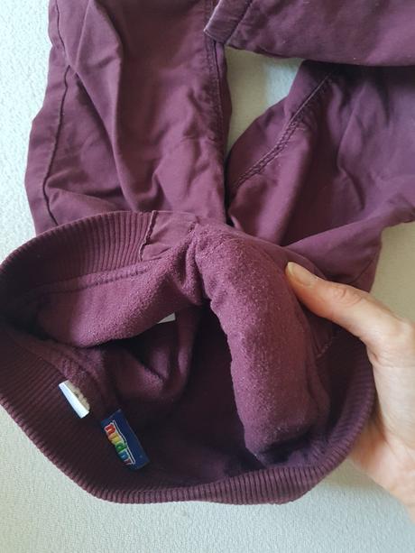 Detské zateplené nohavice, lupilu,86