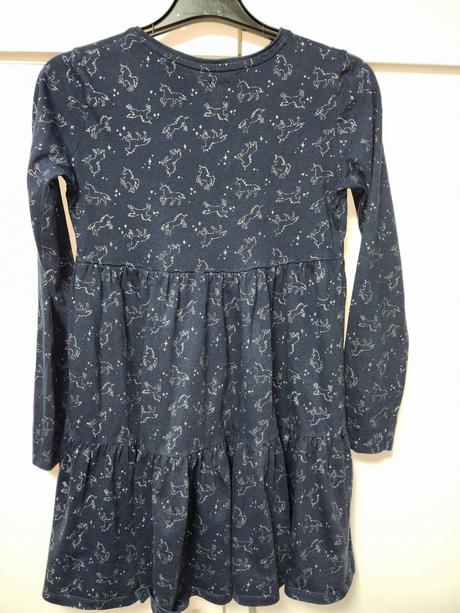 Modré šaty veľ.  11-12 rokov, f&f,152