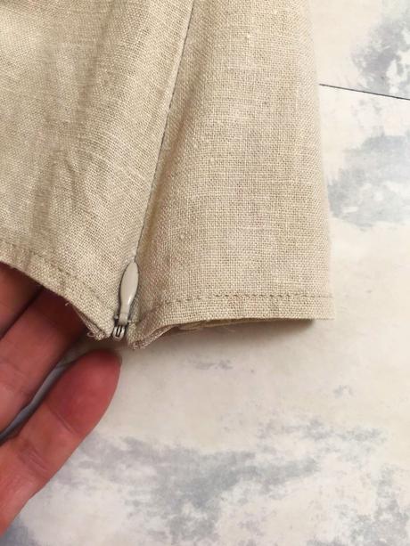 Ľanový naturálny top, 42