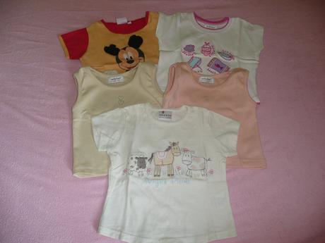Tričká 9-12 mes., 80