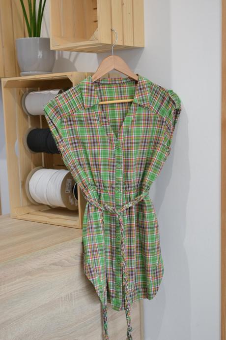 Zelená kockovaná košeľa m, m