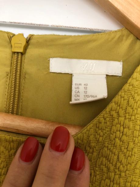 H&m pistaciove šaty, h&m,40