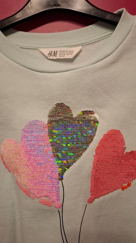 Mikina značky h&m - veľkosť 134/140, h&m,140