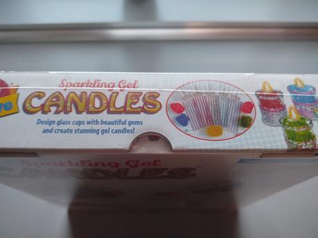 Sparkling gel candles, 