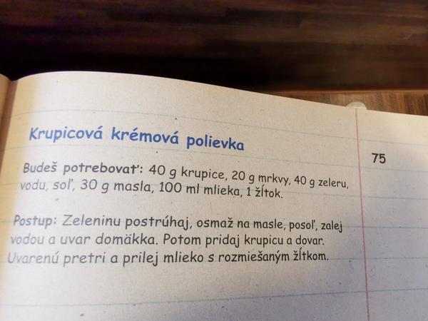 Prosím o vysvetlenie receptu