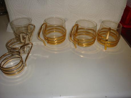 Retro poháriky na kávu,