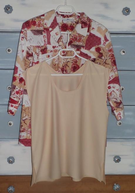Blúza - letné sačko + top grátis, 46
