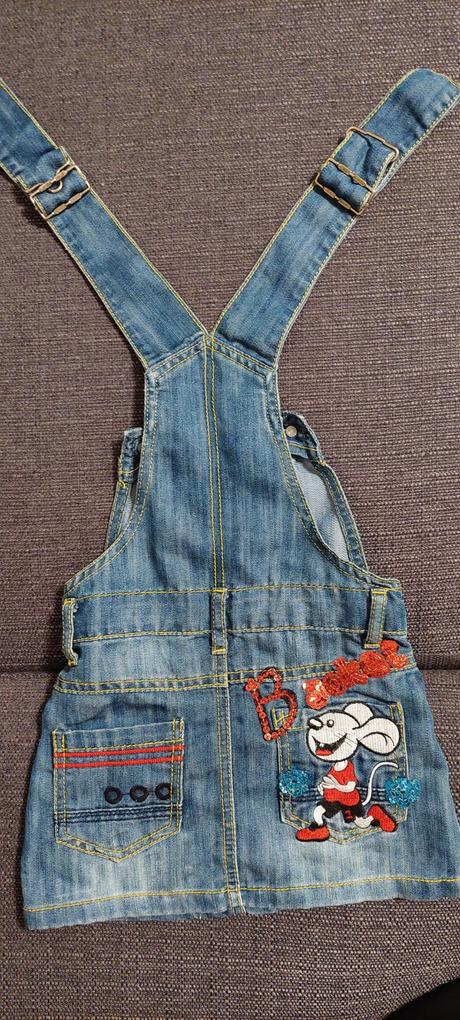 Riflové šaty na traky v.86, 86